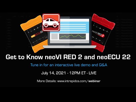 Get to Know neoVI RED 2 and neoECU 22