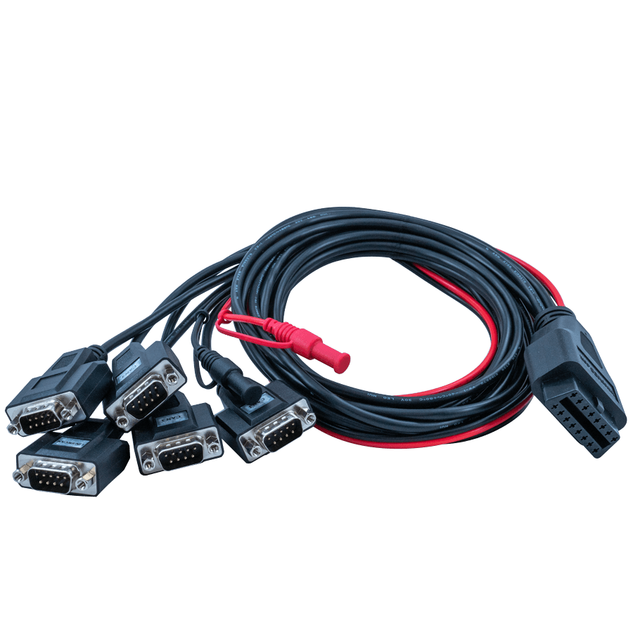 ValueLOG with OBD2 to 4x DB-9 Adapter Cable