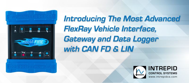 Introducing The Most Advanced FlexRay Vehicle Interface, Gateway and Data Logger with CAN FD & LIN