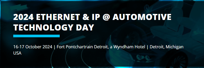 Ethernet and IP Automotive Technology Day