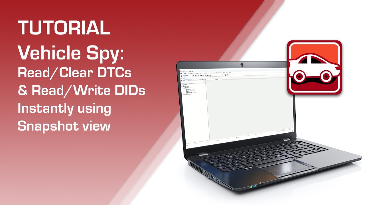 Vehicle Spy UDS Tutorial: Read/Clear DTCs & Read/Write DIDs Instantly using Snapshot view