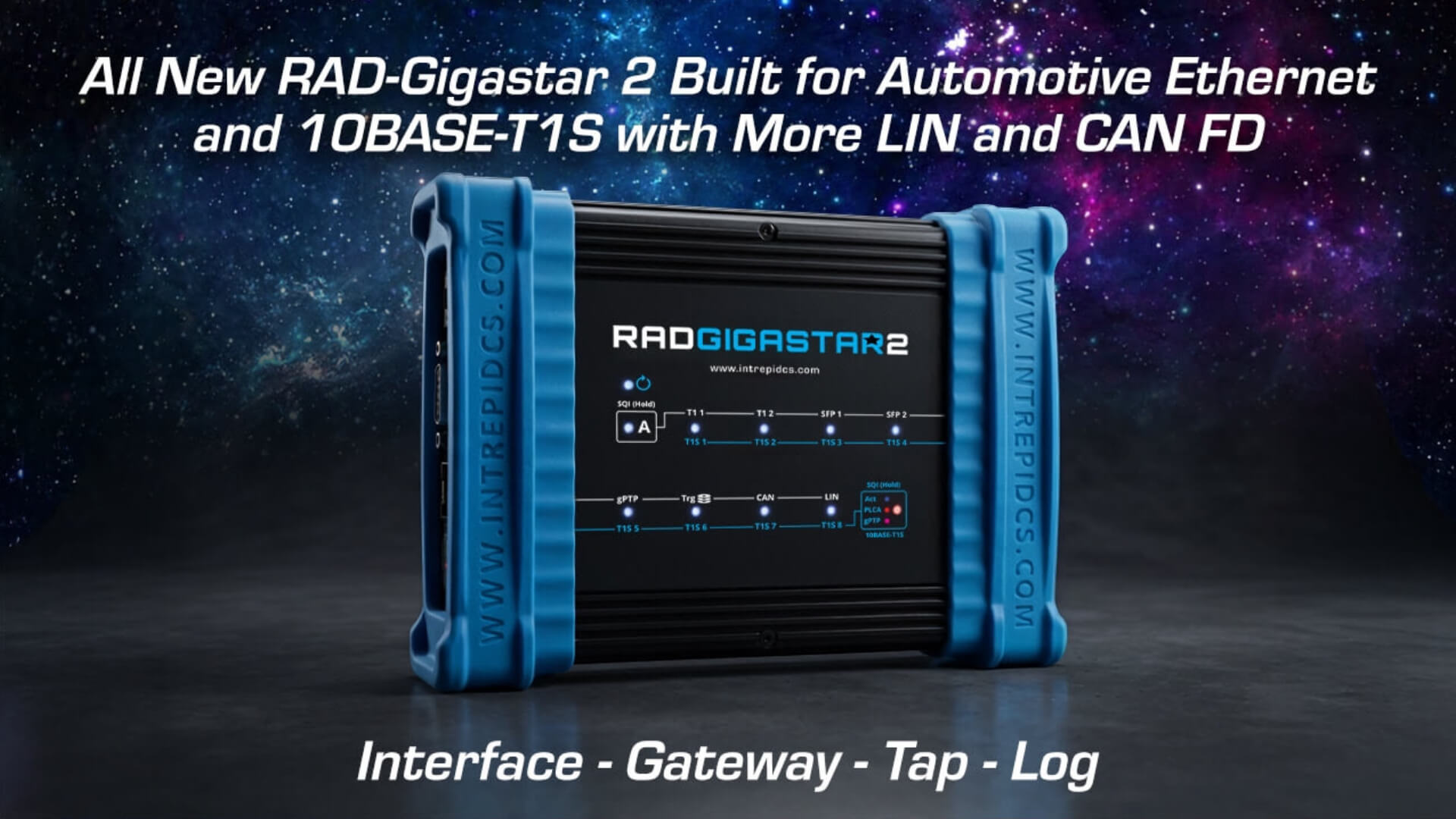 Introducing the New RAD-Gigastar 2 with Automotive Ethernet, 10BASE-T1S, LIN and CAN FD