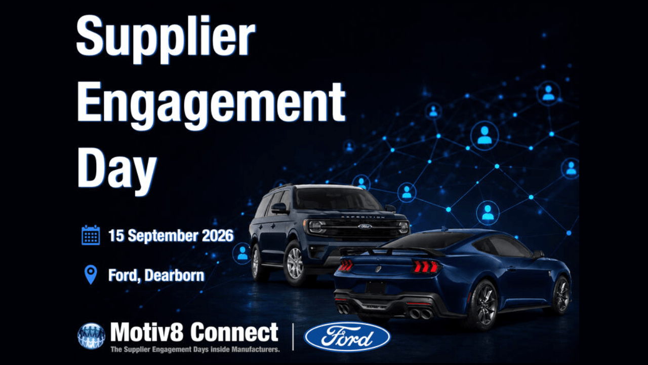 Ford Motiv8 Connect Supplier Engagement Day